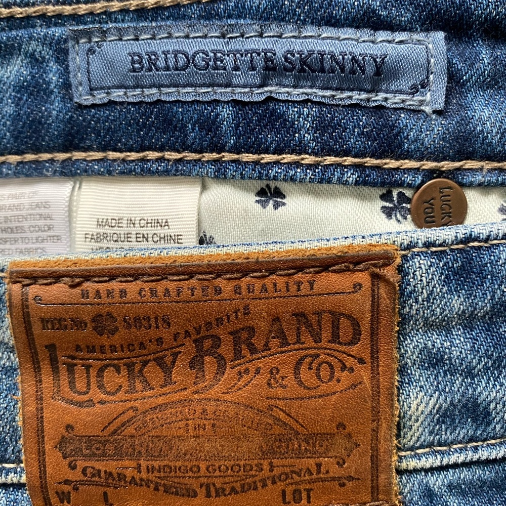 Lucky Brand Bridgette High Rise Skinny Jeans 1990 - Picture 7 of 11
